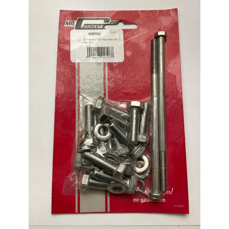 Mr Gasket 60850G Engine Oil Pan Bolt Set - M8-1.25 X 30mm - GM Chevy LS