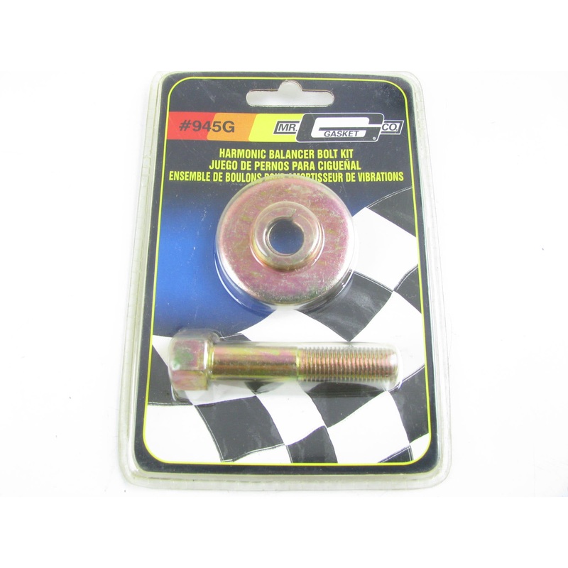 Mr Gasket 945G Engine Harmonic Balancer Bolt - Small Block Chevy 283-400 V8 SBC