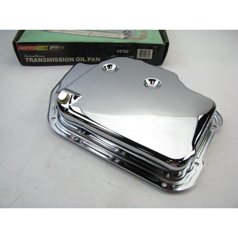 Mr Gasket 9762 Chrome Auto Trans Oil Pan - GM Turbo 400 TH400 THM400