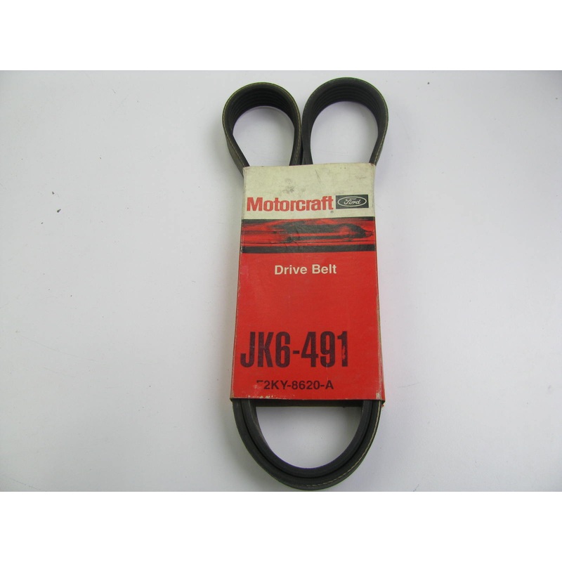 Motorcraft JK6-491 Serpentine Belt - 0.84'' X 49.50'' - 6 Ribs