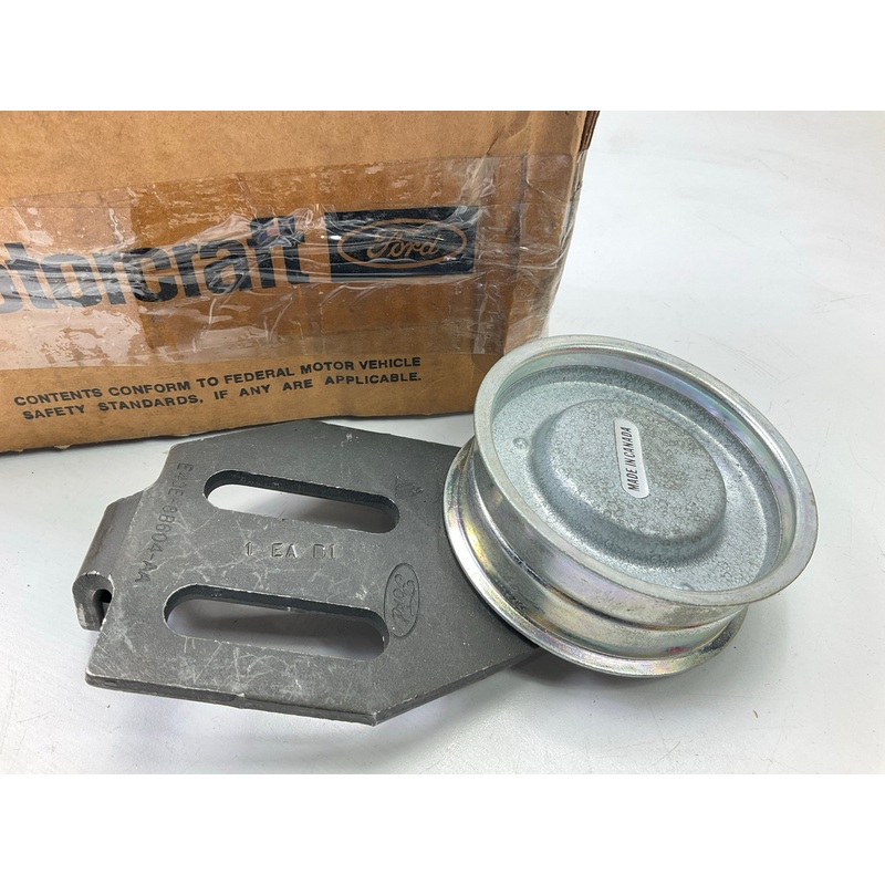 Motorcraft YS-136 A/C Drive Belt Idler Pulley W/ Bracket - 1984-1987 Tempo Topaz