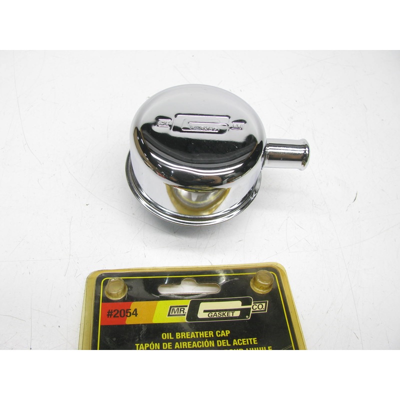 Mr Gasket 2054 Chrome  Engine Crankcase Breather Element Filter