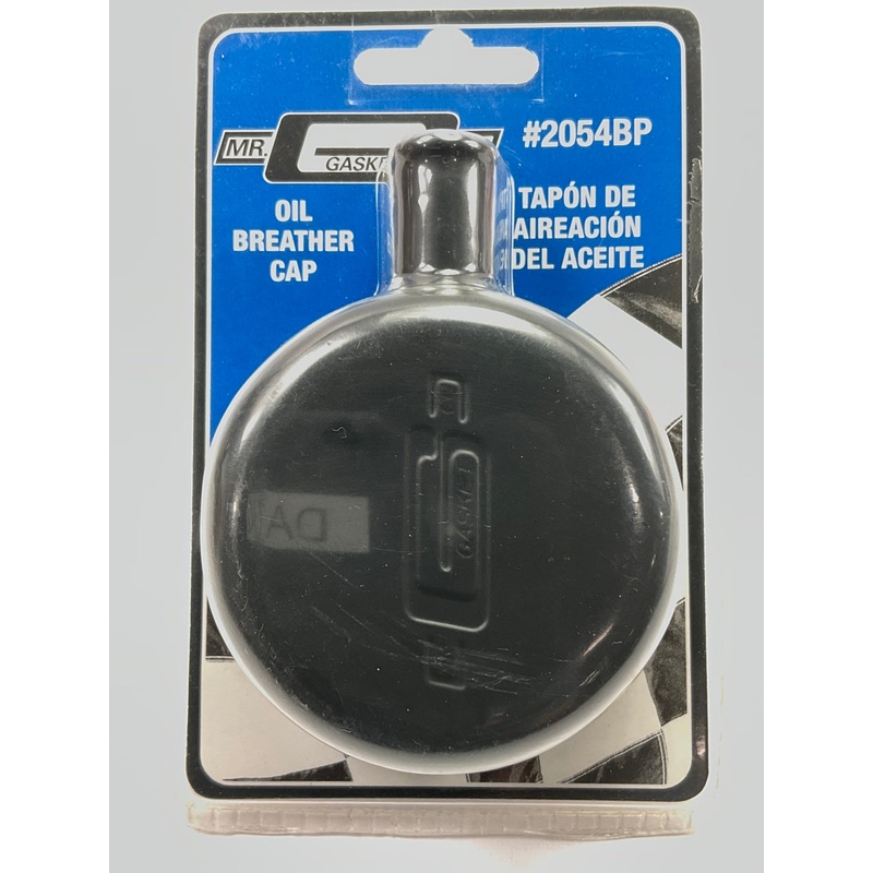Mr Gasket 2054BP Flat Black Engine Crankcase Breather Cap For 1.22'' Opening
