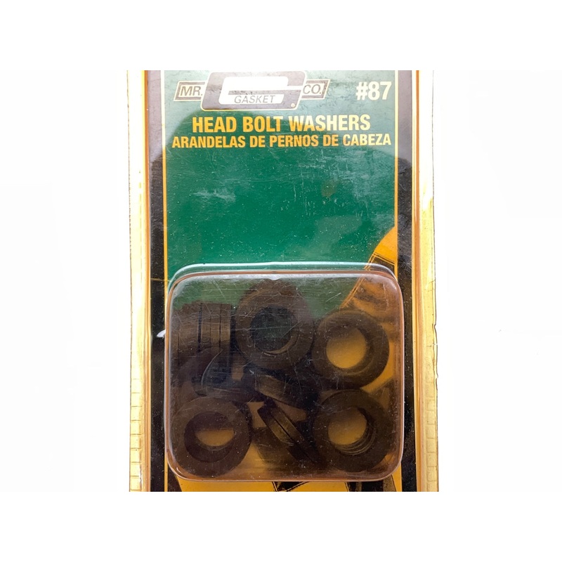 Mr Gasket # 87 Cylinder Head Bolt Headbolt Washers; 7/16'' .120'', 34 Pcs