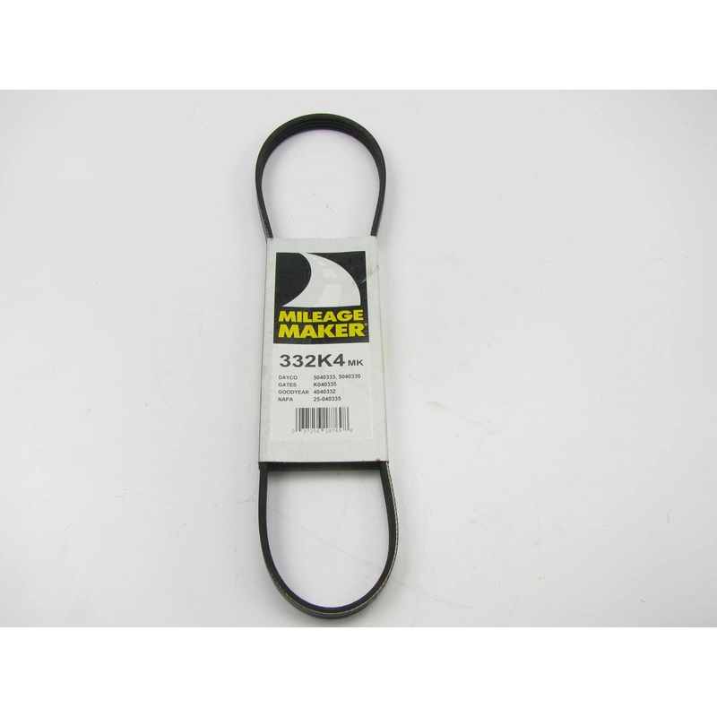 Mile Marker 332K4 Serpentine Belt - .56'' X 33.695'' - 4 Ribs