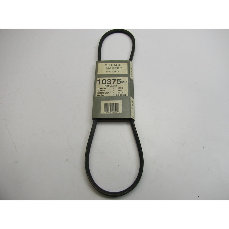Mileage Maker 10375MK Accessory Drive Belt - 0.32'' X 37.625'' - 36 Degree