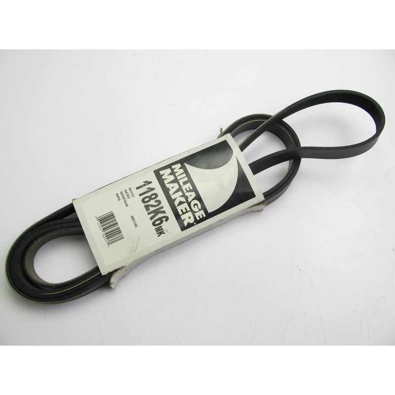 Mileage Maker 1182K6 Serpentine Belt - 0.84'' X 118.74'' - 6 Ribs