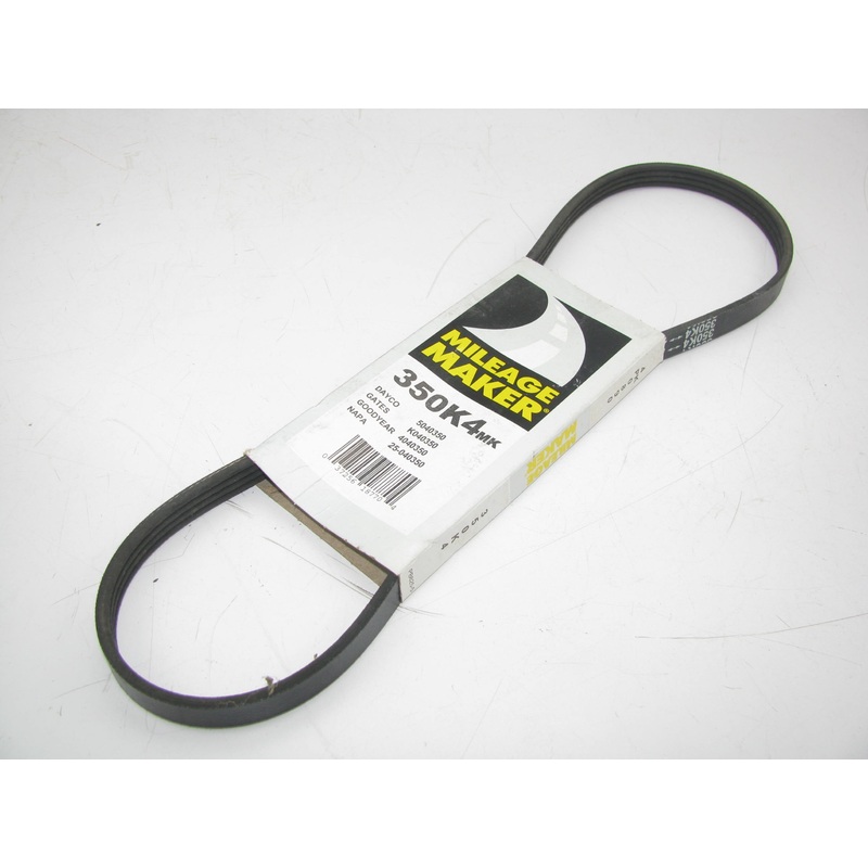 Mileage Maker 350K4MK Serpentine Belt - 0.56'' X 35.00'' - 4 Ribs