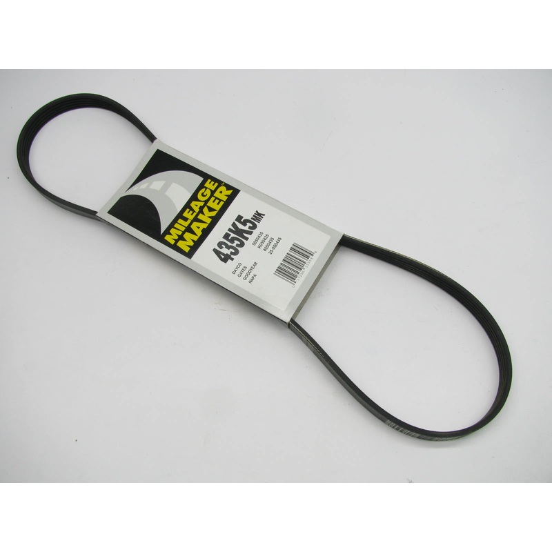Mileage Maker 435K5MK Serpentine Belt - 0.69'' X 44.00'' - 5 Ribs