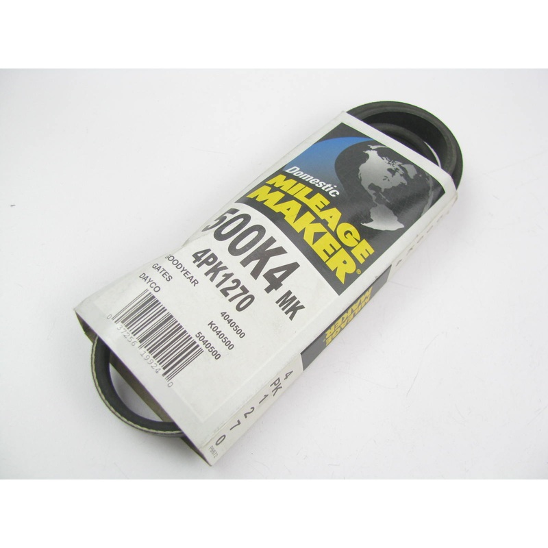 Mileage Maker 500K4MK Serpentine Belt - 0.56'' X 50.50'' - 4 Ribs