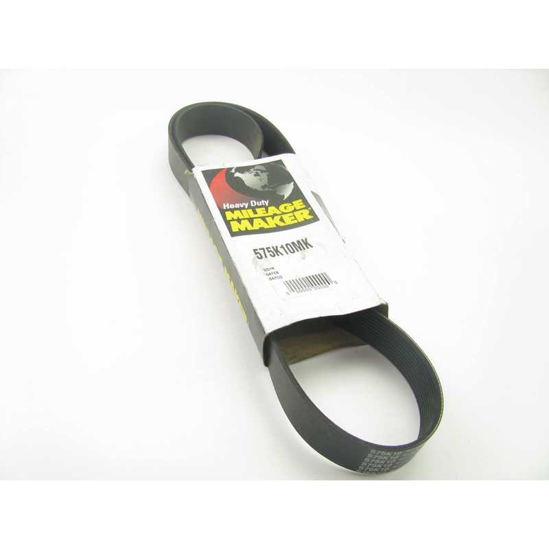 Mileage Maker 575K10MK Serpentine Belt - 1.38'' X 57.7'' - 10 Ribs