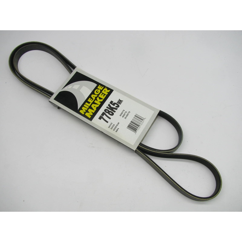 Mileage Maker 778K5MK Serpentine Belt - 0.69'' X 78.50'' - 5 Ribs