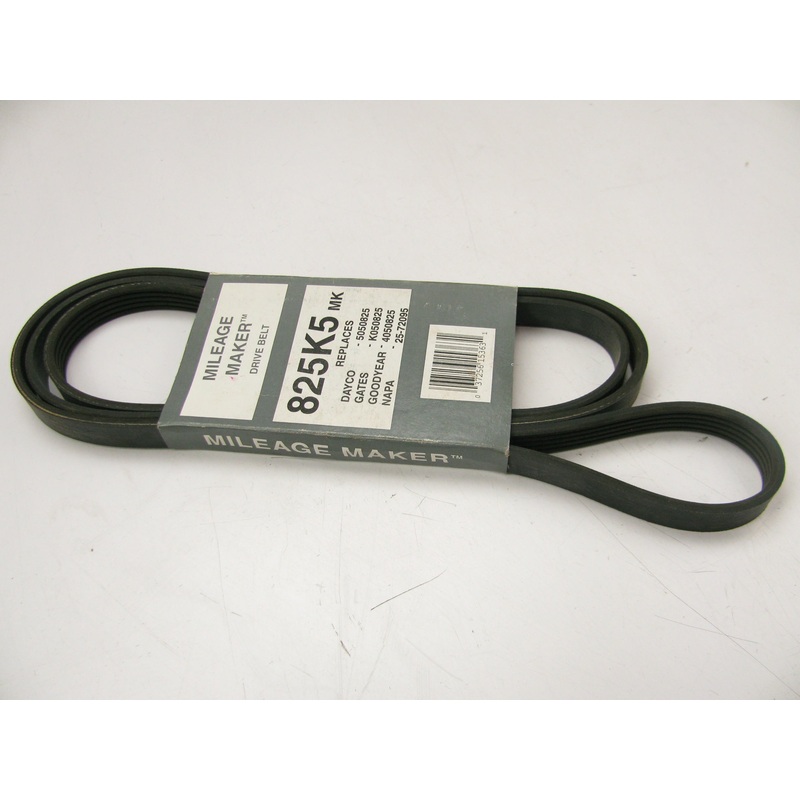 Mileage Maker 825K5MK Serpentine Belt - 0.69'' X 83.155'' - 5 Ribs