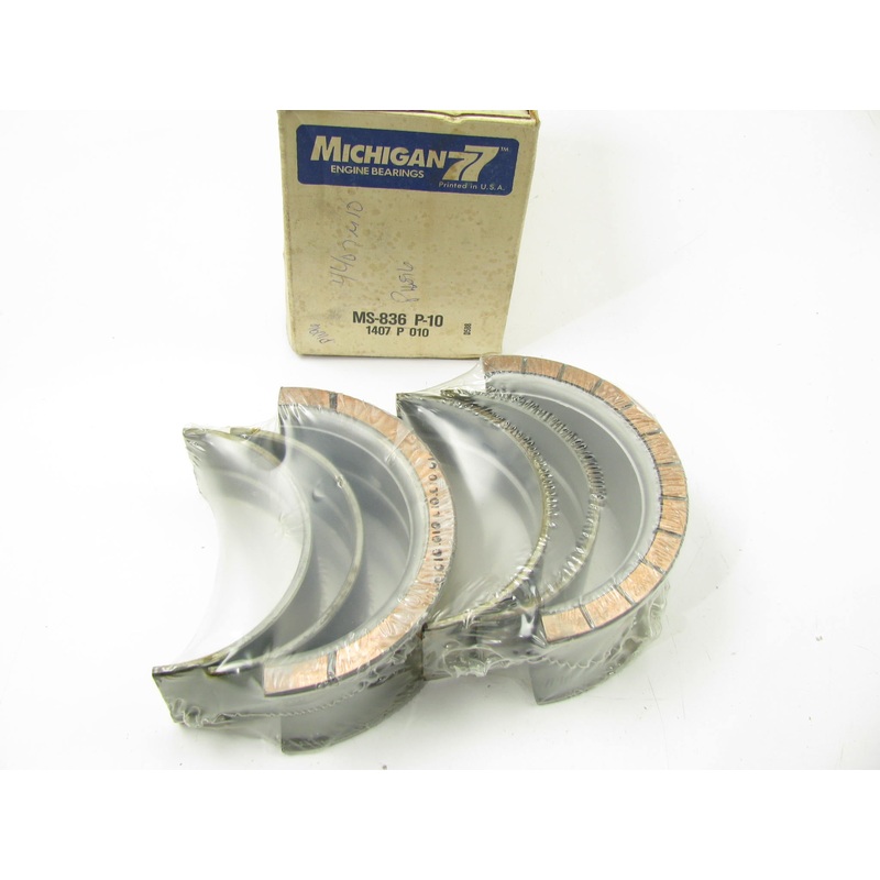 Michigan MS836P .010'' Main Bearing Set For John Deere 3010, 3020 Series 4-cyl.