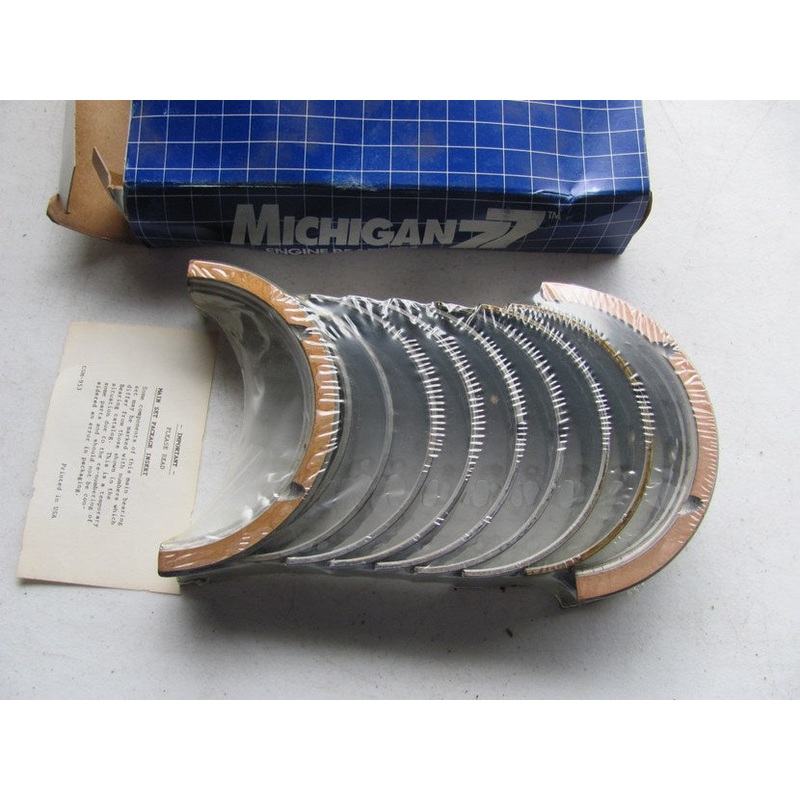 Michigan MS908P10 Main Bearings 0.010'' Size - Buick 400 430 455 V8