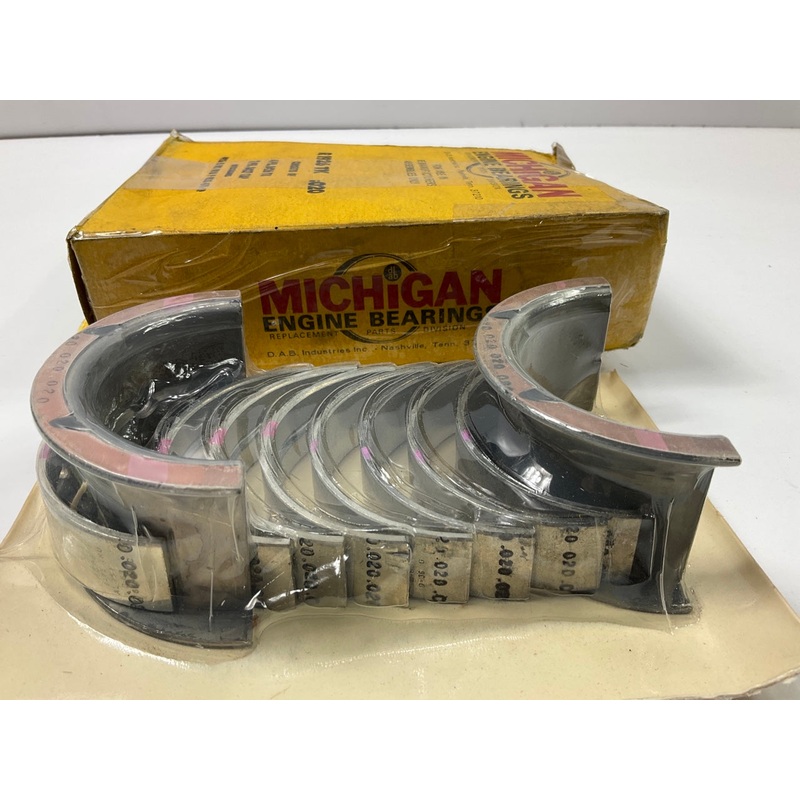 Michigan R1926TK 0.020'' Size Main Bearings - Small Block Chevy 400 SBC V8