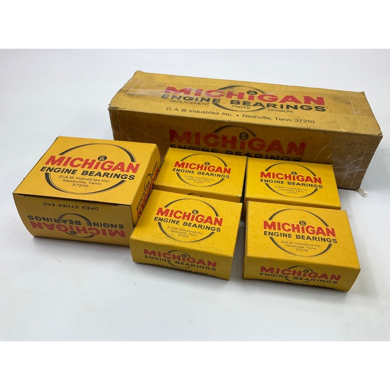 Michigan R1966P-030 Engine Main Bearings .030'' 1968-1995 Ford 370 429 460