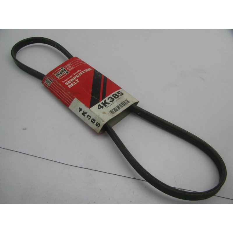 Mighty 4K385 Serpentine Belt - 0.56'' X 39.00'' - 4 Ribs