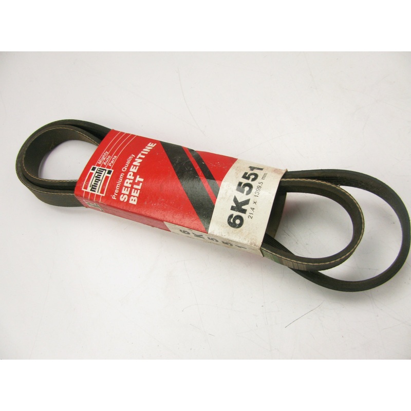 Mighty 6K551 Serpentine Belt - 0.84'' X 55.625'' - 6 Ribs