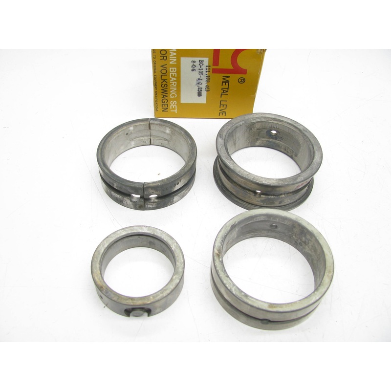 Metal Leve BC-105-J-25MM Main Bearings .25mm For 1960-79 VW 1.2L 1.6L 1.7L 1.8L