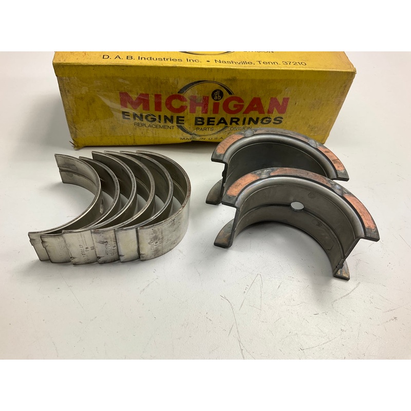 Michigan 1155P Engine Main Bearings STD For 1962-1976 Jeep AMC 230-L6