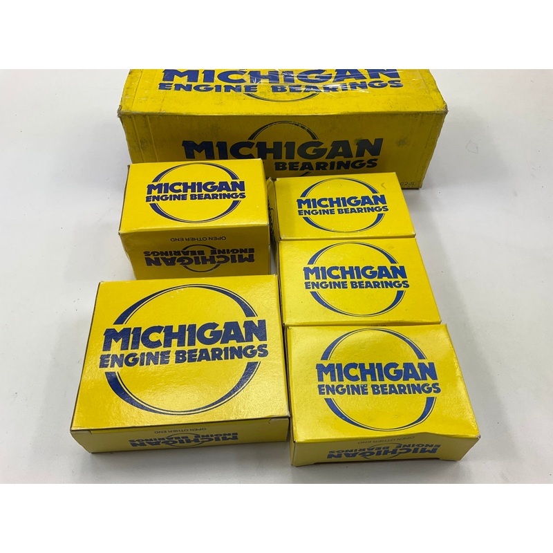 Michigan 1221K Engine Main Bearings - Standard 1963-1976 Pontiac 421 428 455-V8