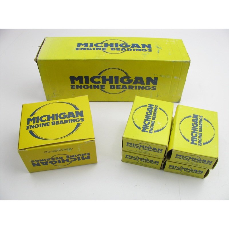 Michigan 1663P-010 Main Bearings .010'' 1967-1978 Chevrolet 302 305 307 327 350