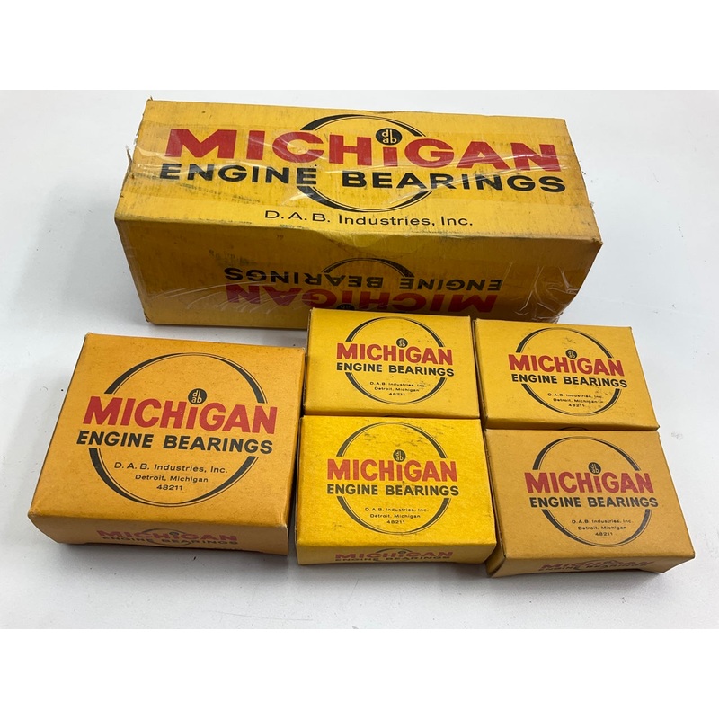 Michigan 1945TK Main Bearings - Standard 1972-1977 Chevrolet Pontiac 2.3L