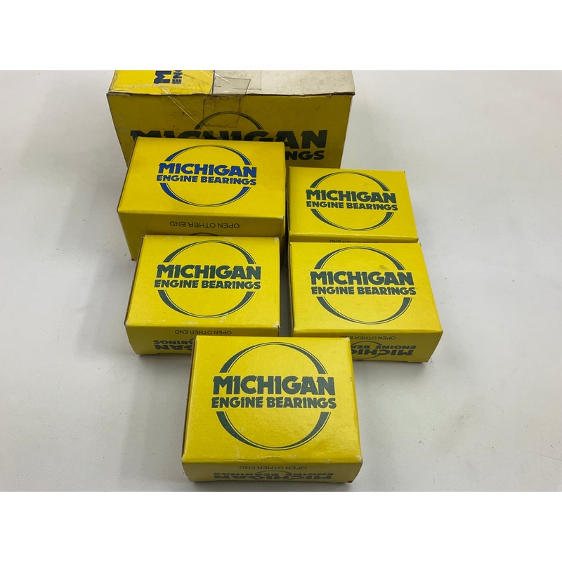 Michigan 2086P Engine Main Bearings - Standard For 1981-1985 Ford 1.6L