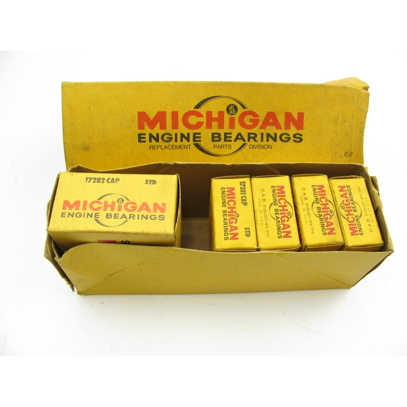 Michigan 3770P Engine Main Bearings - Standard 1969-1974 Toyota 1.9L 2.0L-L4