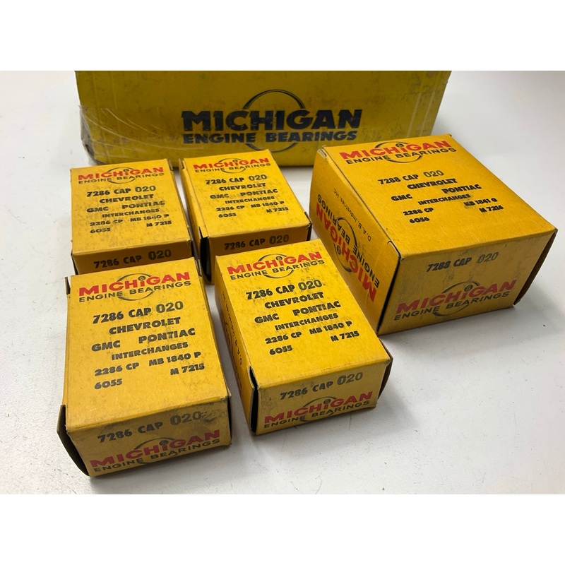 Michigan 4036M-20 Engine Main Bearings .020'' 1958-1965 Chevrolet 348 409-V8