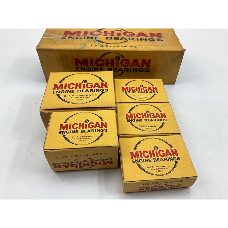 Michigan 685T-010 Engine Main Bearings .010'' Studebaker 224 232 259 389 304