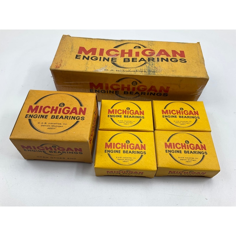 Michigan 894K-010 Main Bearings .010'' 1955-1967 Chevrolet 265 283 302 327-V8
