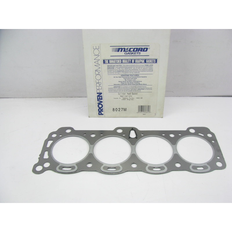 Mccord 8027M Cylinder Head Gasket 1985-1989 Isuzu Impulse 2.0L I4 Turbocharged