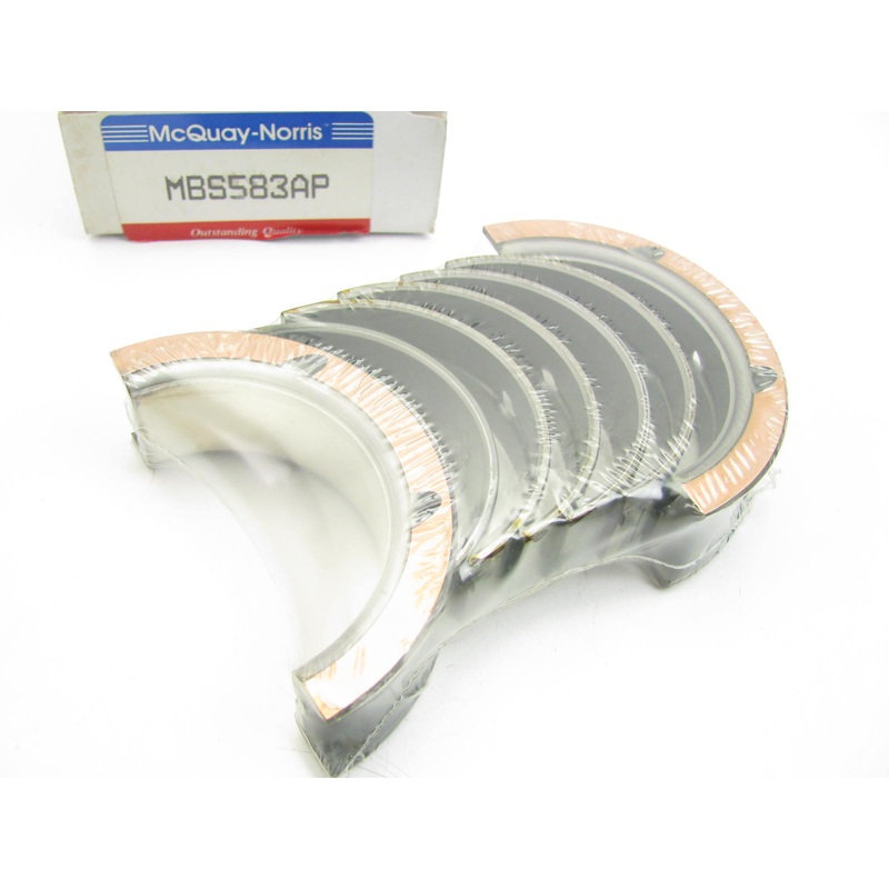 Mcquay-norris MBS-583AP Main Bearings STD 1964-90 Buick 3.0L 3.2L 3.3L 3.8L 4.1L