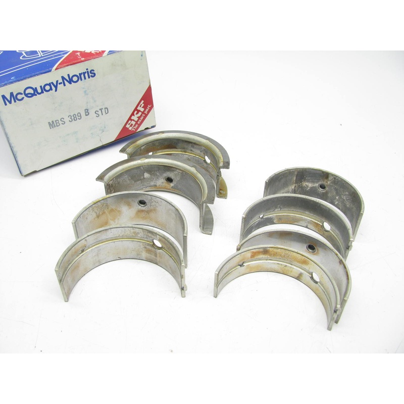Mcquay-norris MBS389B STD Main Bearings -  For 1956-1962 Chevrolet 235 261