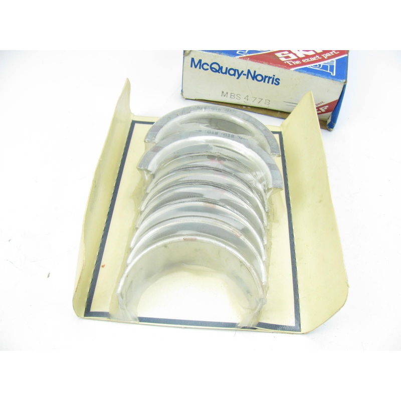 Mcquay-norris MBS477B Main Bearings Standard For 1960-75 Dodge 170 225 SLANT-SIX