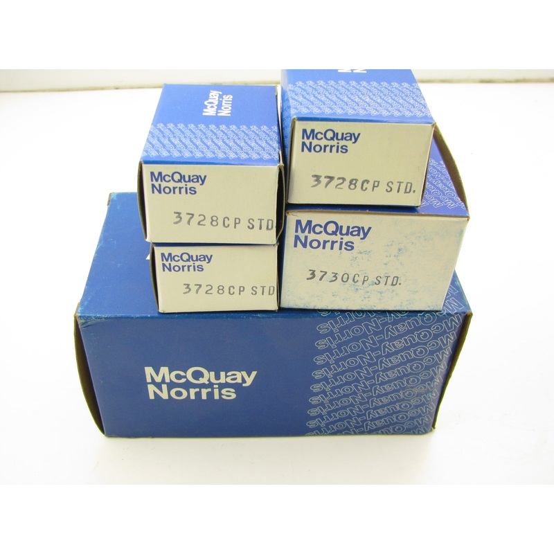 Mcquay-norris MBS492CP STANDARD SIZE Main Bearings - 1954-1964 Ford 223 I6