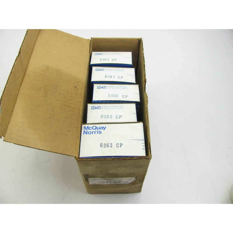 Mcquay-norris MBS614CP Main Bearings - Standard 1963-1967 Cadillac 390 429 V8