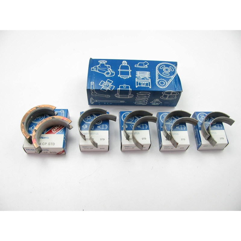 Mcquay-norris MBS647AP Main Bearing Set STD  For 1966-1980 Buick 340 350