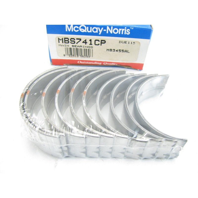 Mcquay-norris MBS741CP Engine Main Bearings - Standard 1978-80 Ford Fiesta 1.6L