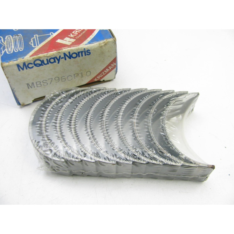 Mcquay-norris MBS796CP10 Main Bearings .010'' For 1981-1986 Isuzu 1.8D Diesel