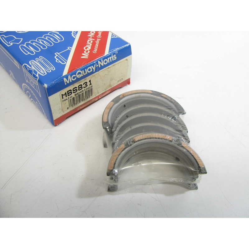 Mcquay-norris MBS831 Engine Main Bearings For 1976-89 Subaru 1.6L 1595cc 4Cyl