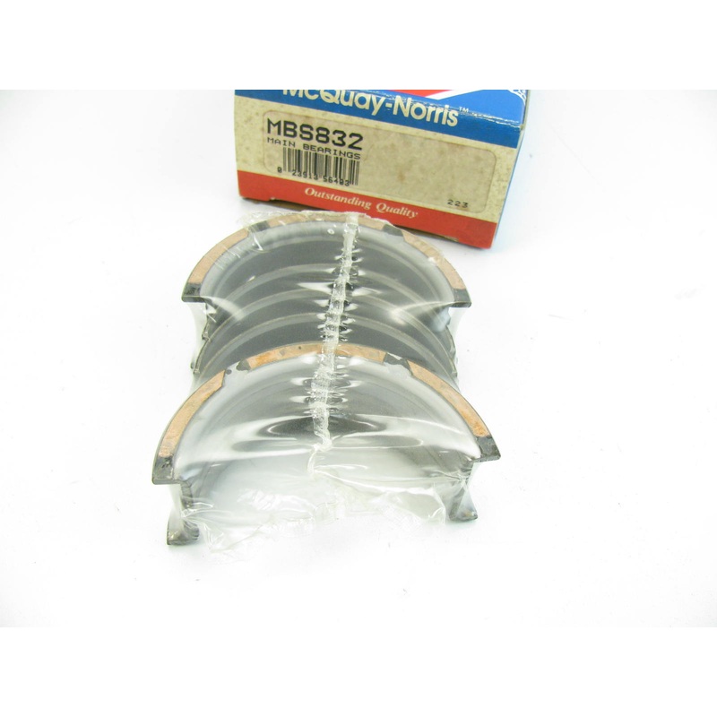 Mcquay-norris MBS832 STANDARD Main Bearings For 1980-90 Subaru EA81 1.8L 1781cc