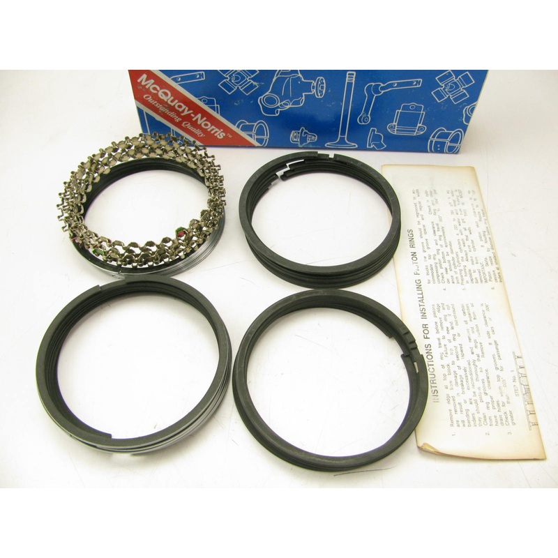 Mcquay-norris MQ1602 STANDARD SIZE Engine Piston Rings - 1969-81 Chevy 366 Truck