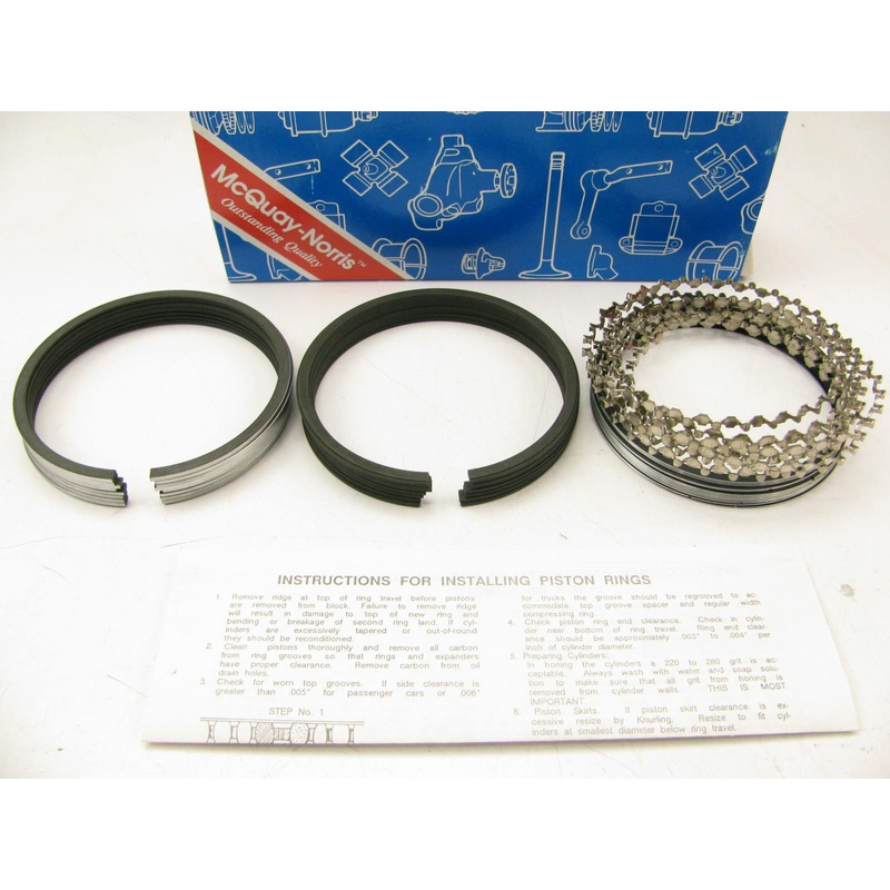 Mcquay-norris MQ1613 Engine Piston Rings Standard For 67-79 AMC Jeep 343 360-V8