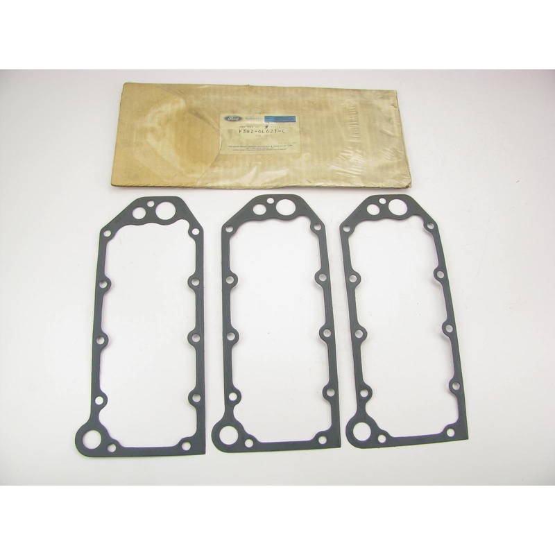 (3) NEW - OEM Ford F3HZ-6L621-C Oil Cooler To Plate Gasket 1994-1997 FD1460 8.3L