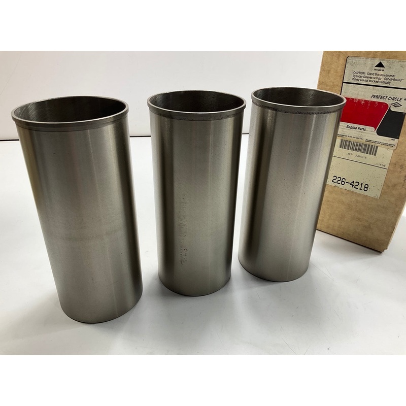 (3) Perfect 226-4218 Engine Block Liner Sleeve - Perkins 3D.152 Wheel Tractor