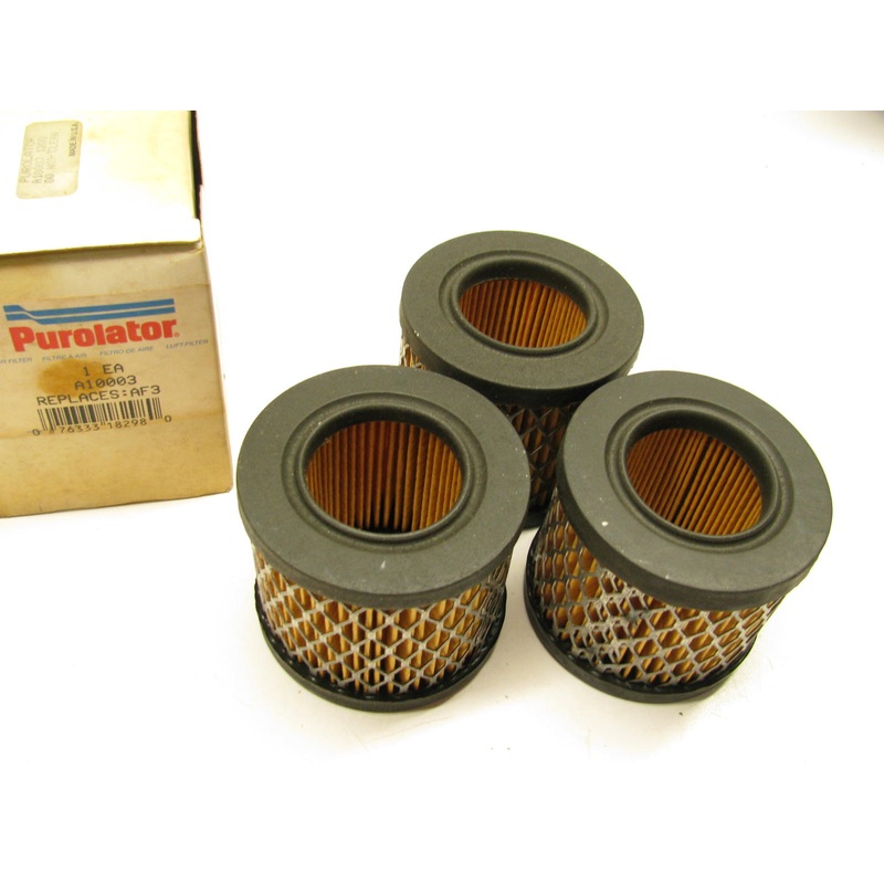 (3) Purolator A10003 Engine Crankcase Breather Element Filter