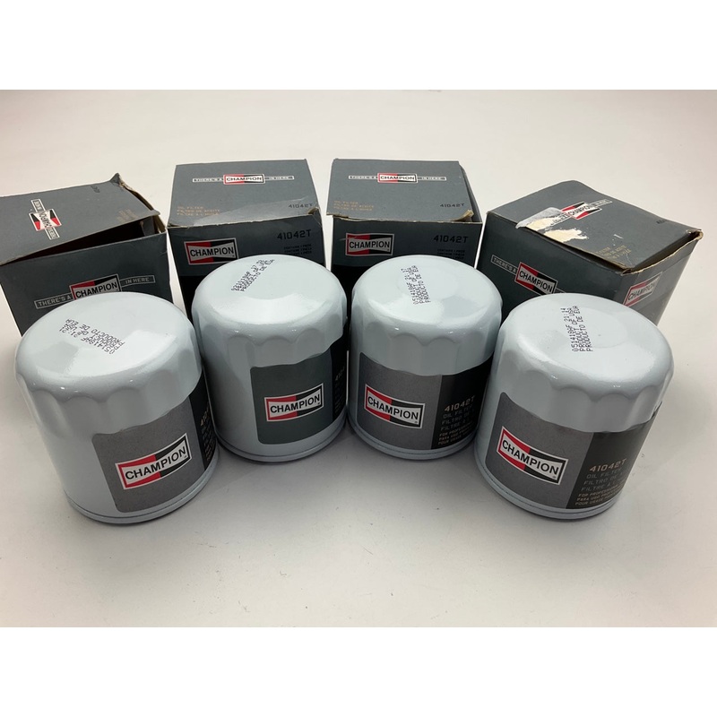 (4) Champion 41042T Oil Filters Replaces PF1238 F6613 L4477 57530